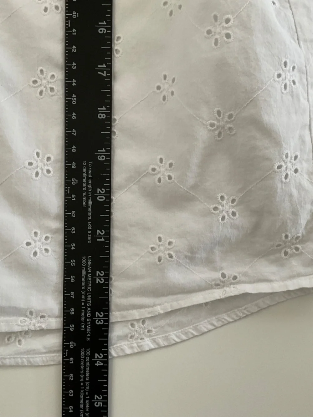 J.Crew Eyelet Blouse XL White Button Front Cottagecore Coastal Grandma Boho